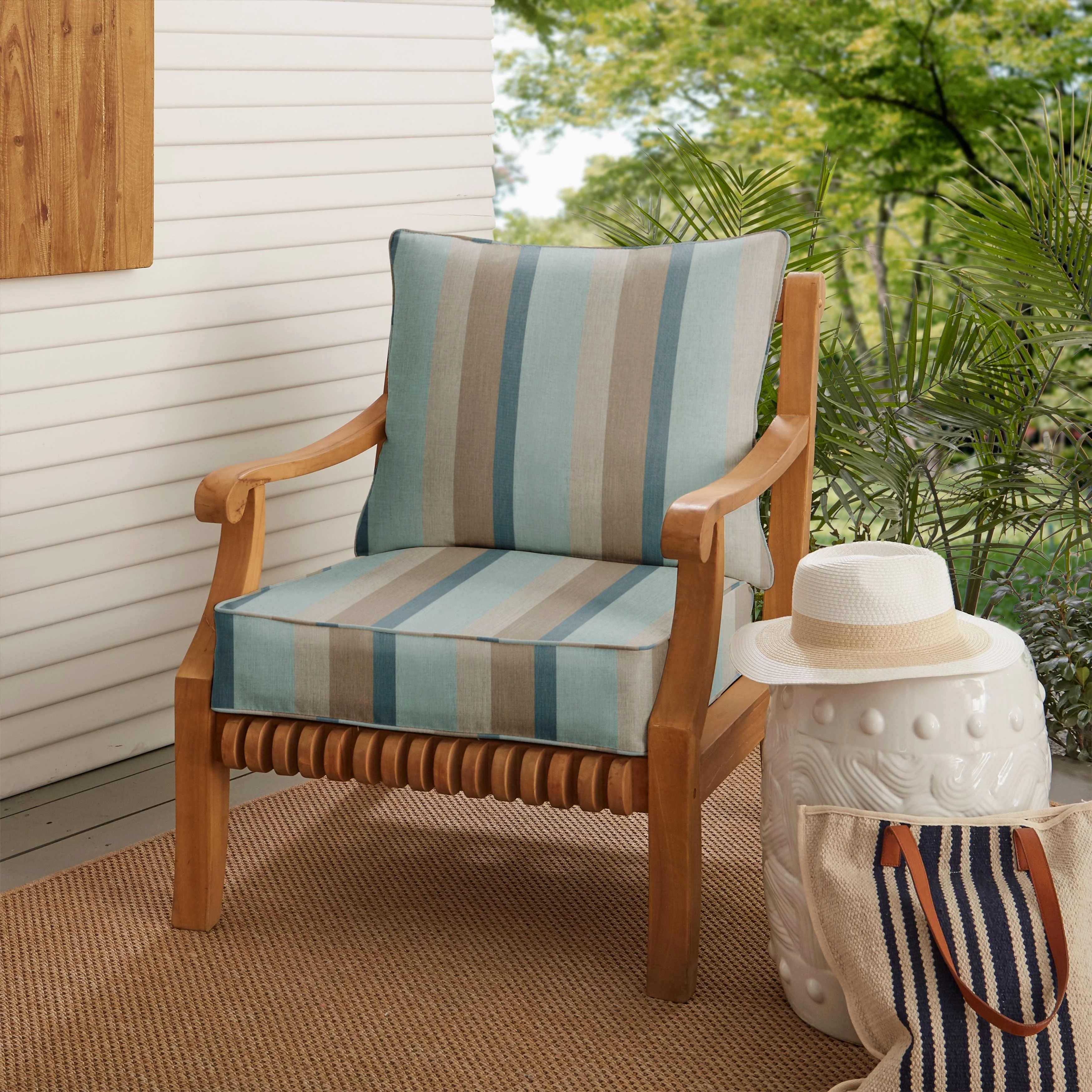 Mozaic Company Sunbrella Indoor/Outdoor Pillow and Cushion Set - 25