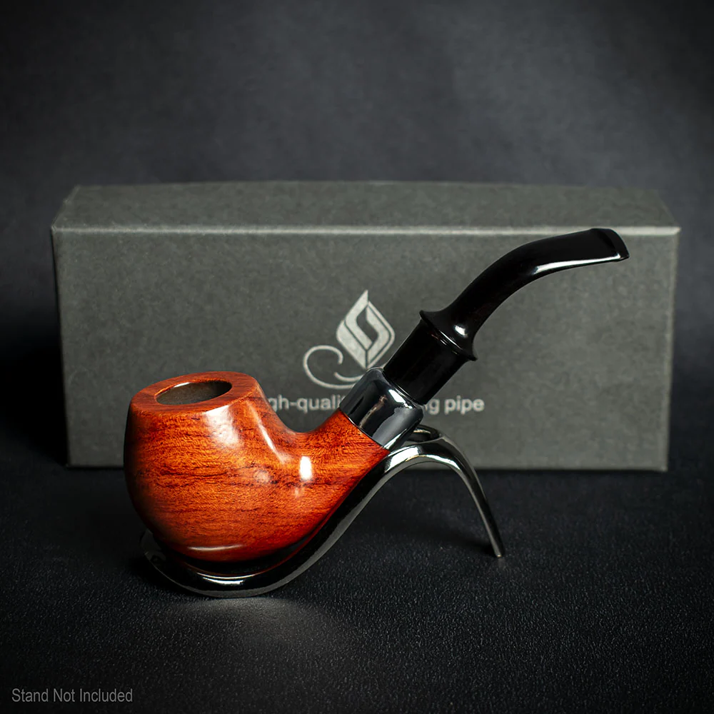 Smoke-King 9mm Rosewood Budget Pipe - Bent