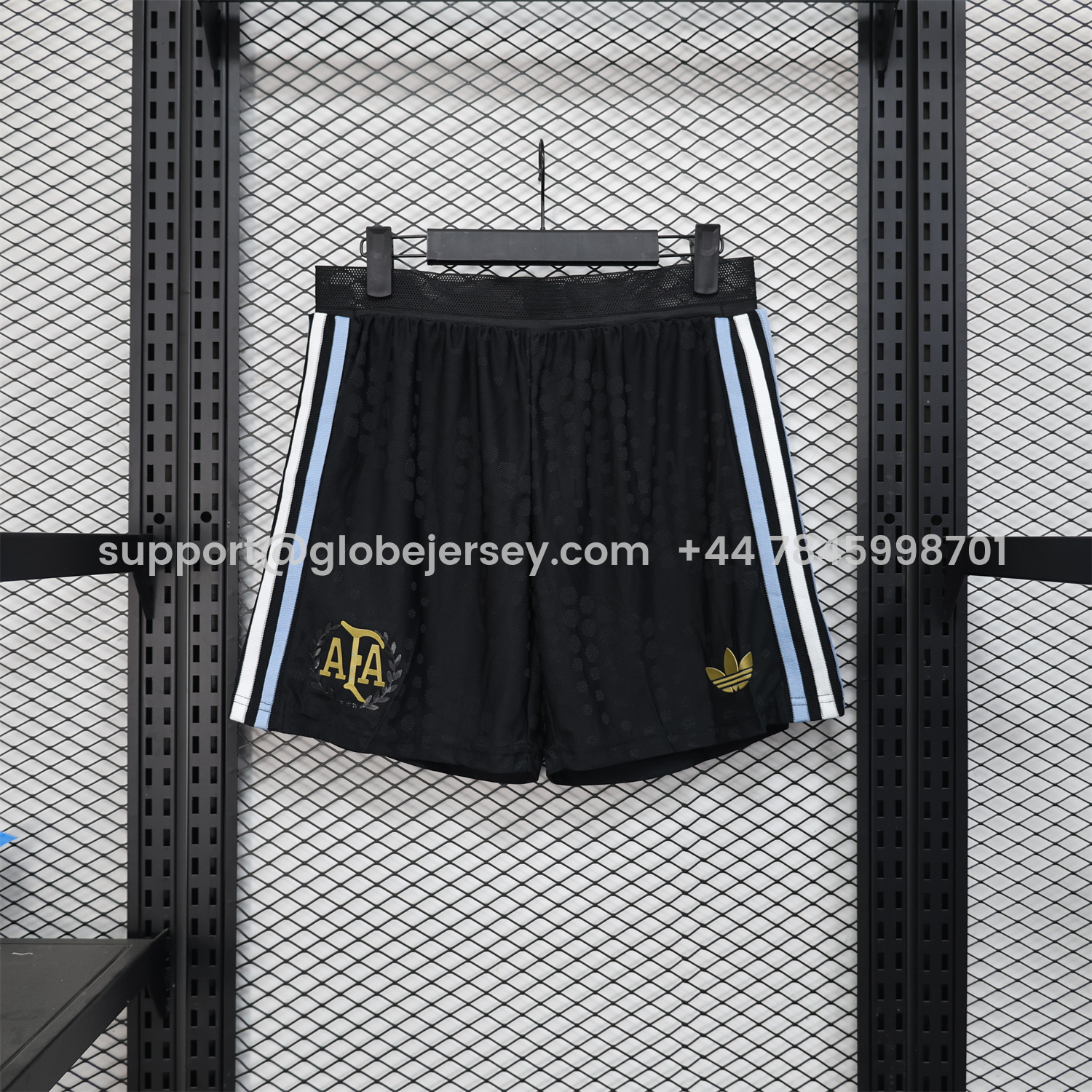 Argentina 25-26 Black Shorts - Player Version