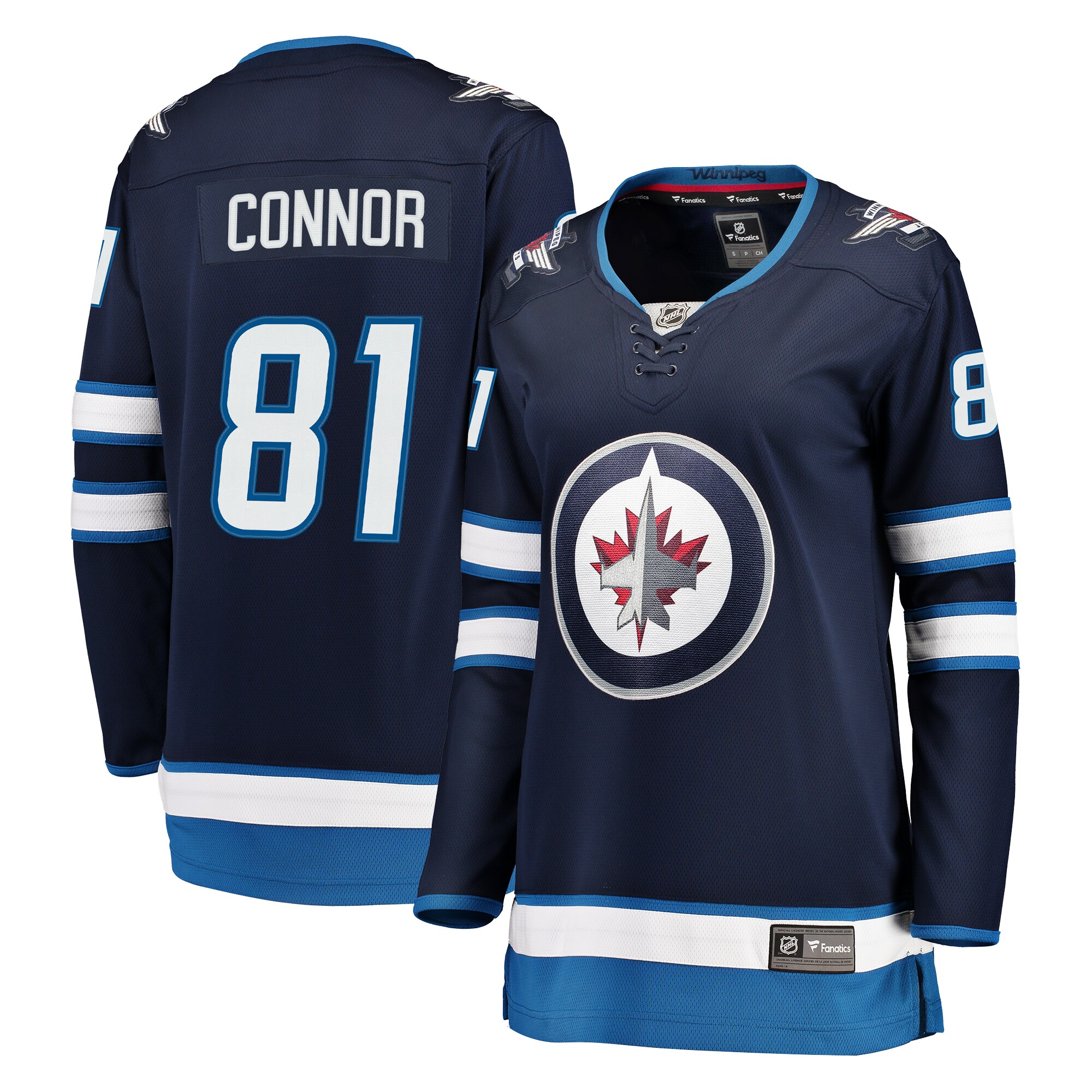 Kyle Connor Winnipeg Jets Fanatics Women’s Breakaway   Jersey – Navy