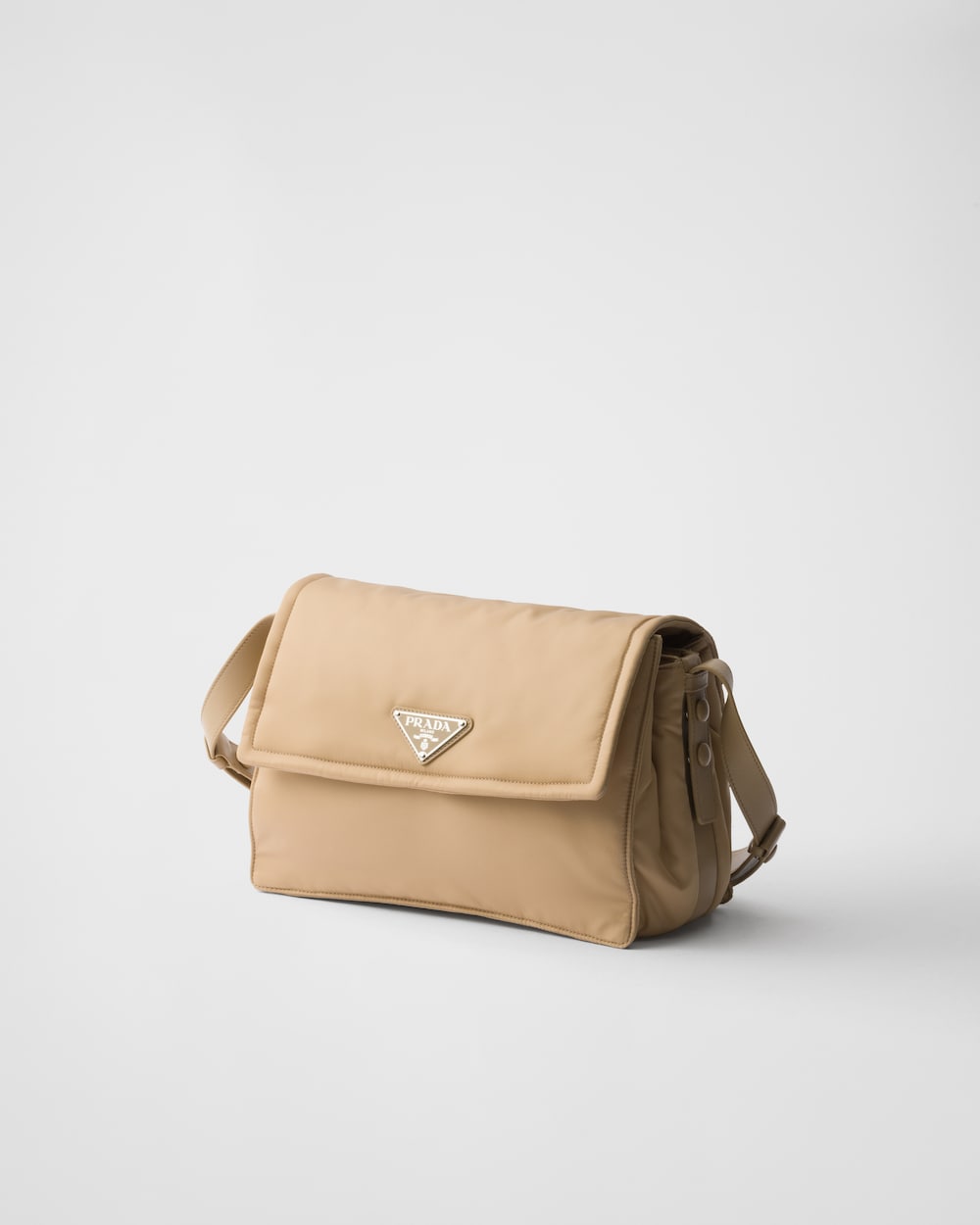 Medium Padded Re-Nylon Shoulder Bag