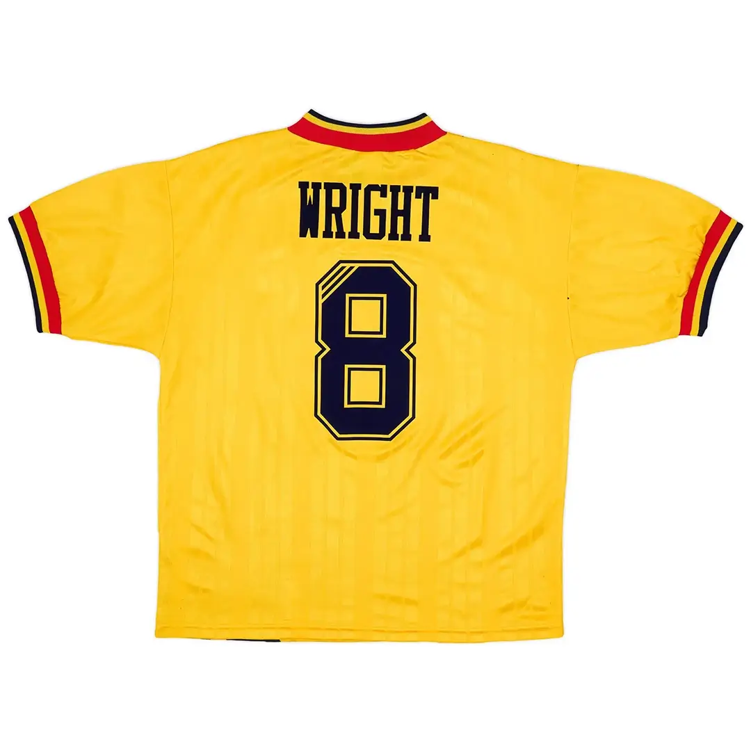 WRIGHT #8 Arsenal Retro Away Soccer Jersey 1993/94