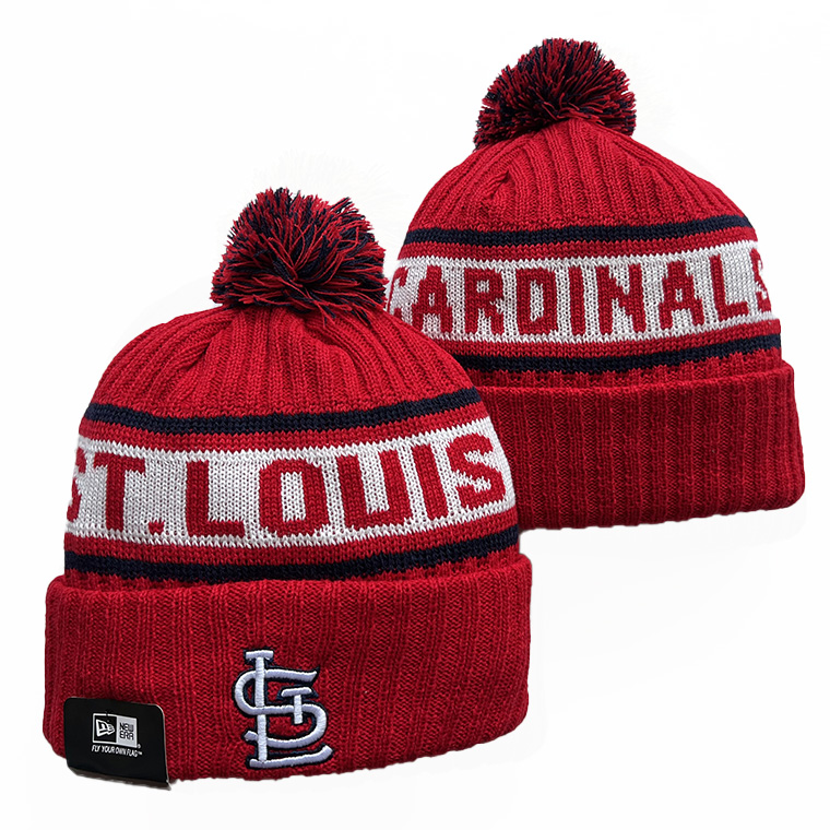 St. Louis Cardinals Cuffed Knit Hat with Pom