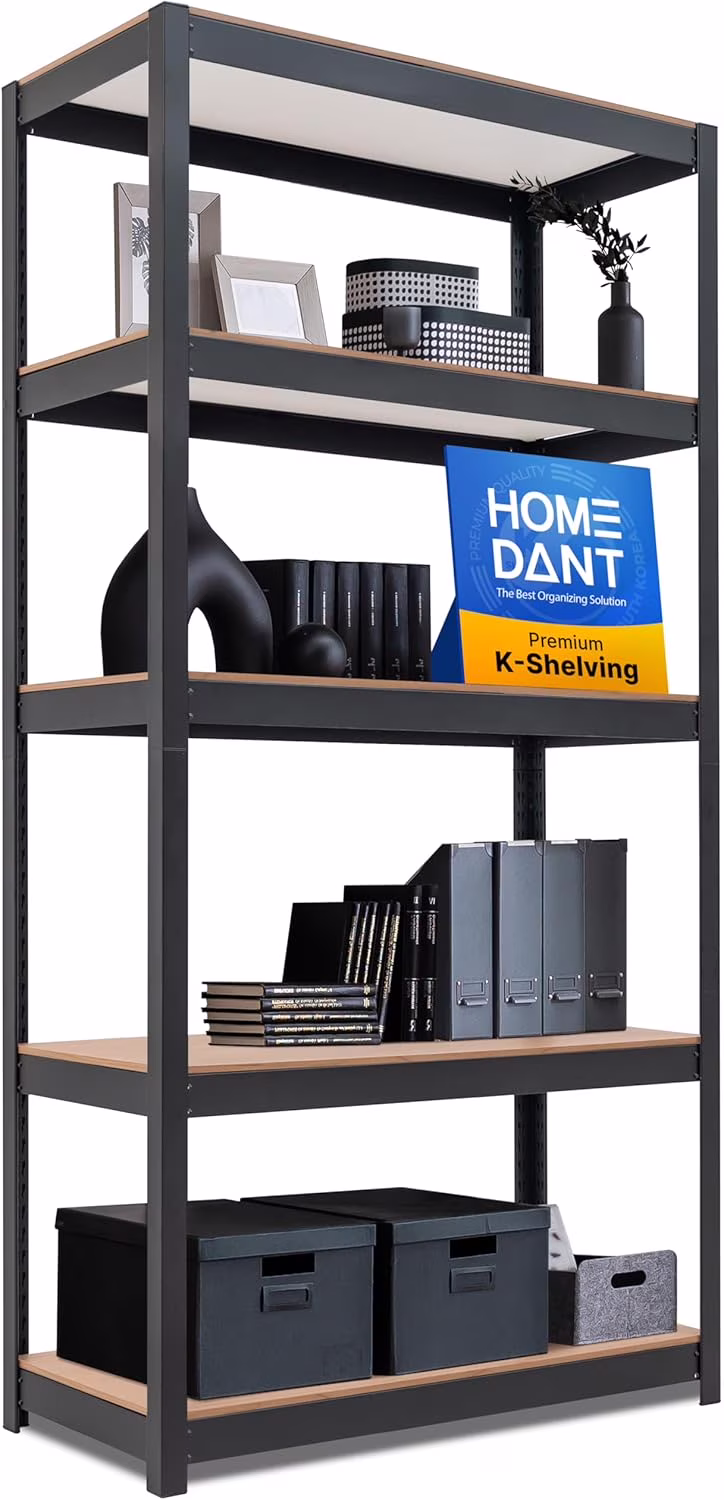 HOMEDANT House White 5 Tier 24.4