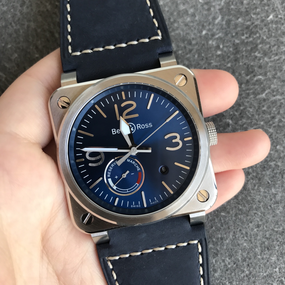 【Super Clone】Bell & Ross INSTRUMENTS series BR0397-BL-SISCA2 Blue