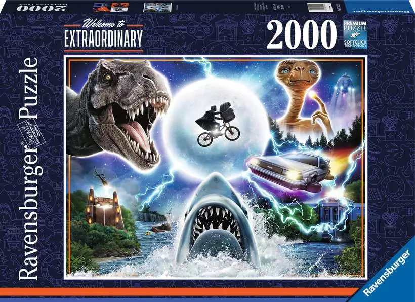 Universal Classic Movie Montage – 2000 Piece Jigsaw Puzzle (Ravensburger)
