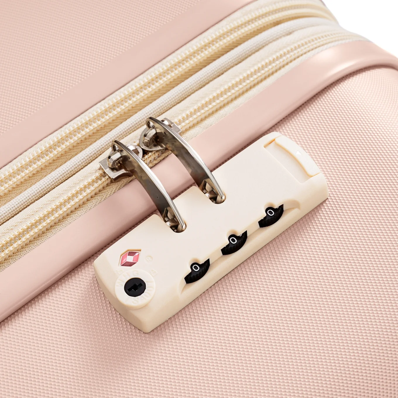 3 Piece Luggage Set , 20/24/28 inches Suitcase Set , ABS Hardshell Expandable Luggage Sets with TSA Lock,20-inch with USB Port, Carry On Luggage for Men Women, Pink