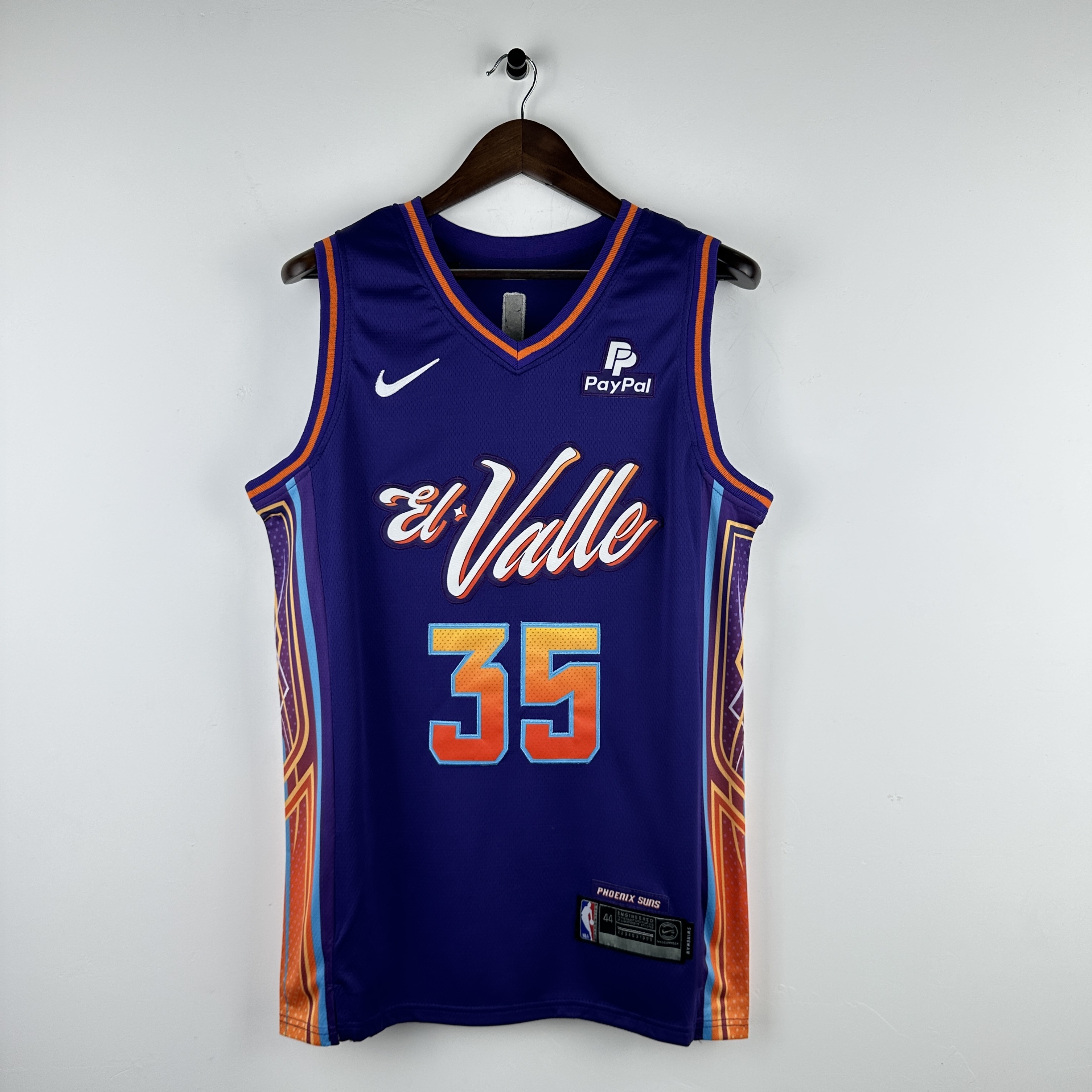 Embroidered 24th Season Suns City Edition No. 35 Durant