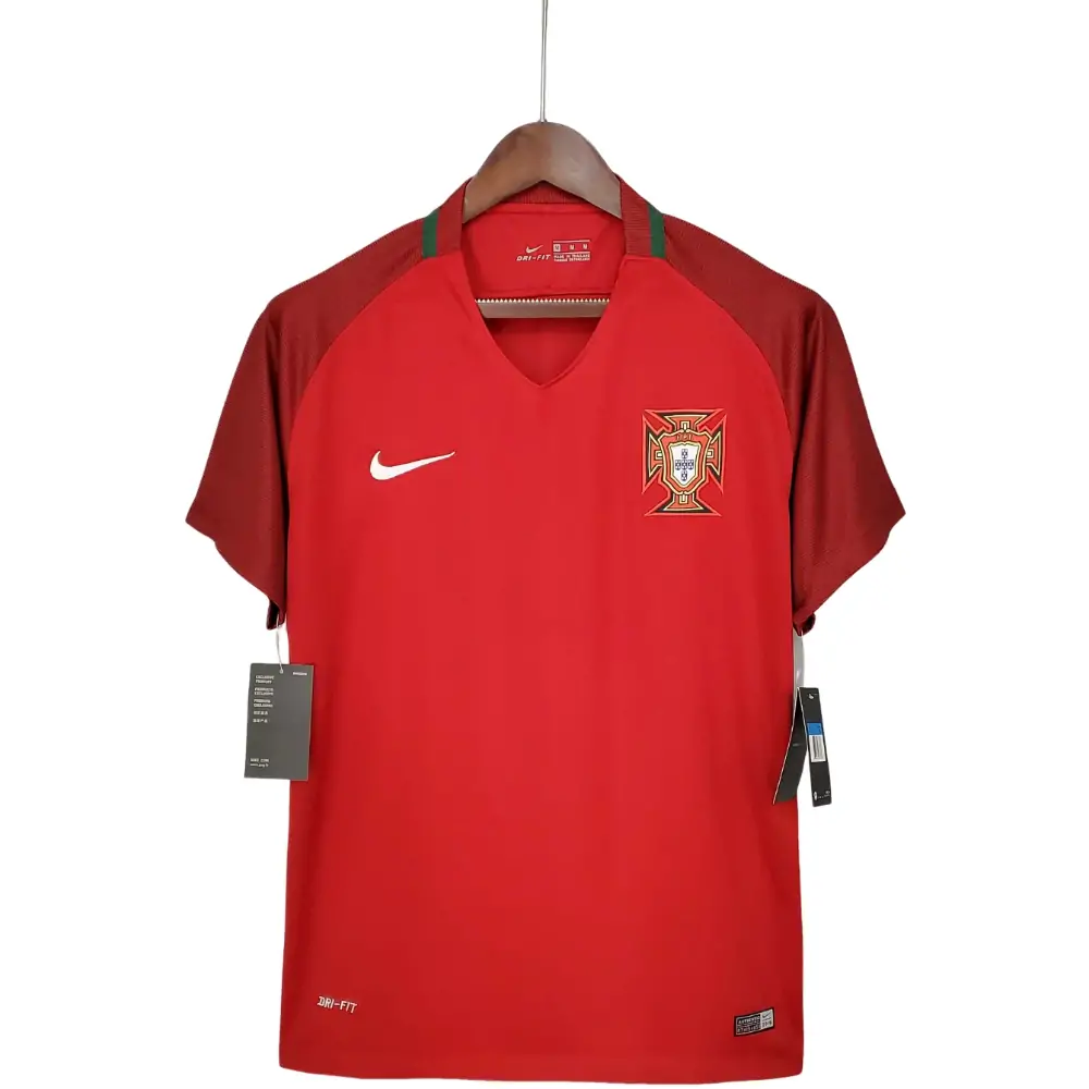 2016 Portugal Home Retro Jersey - Fans Edition