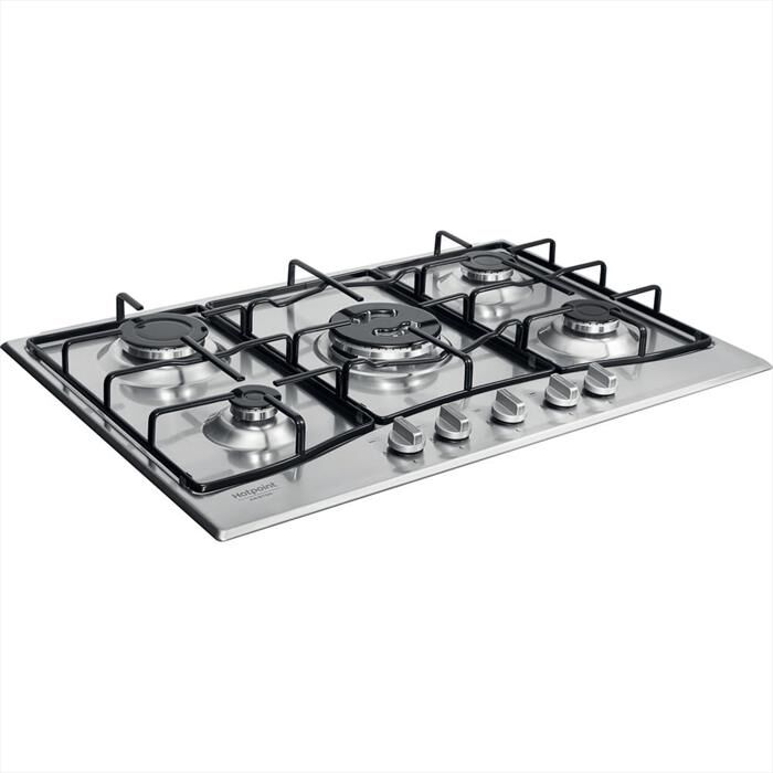 HOTPOINT ARISTON - Piano cottura a gas PCN 752 T/IX/HAR 75cm-Inox