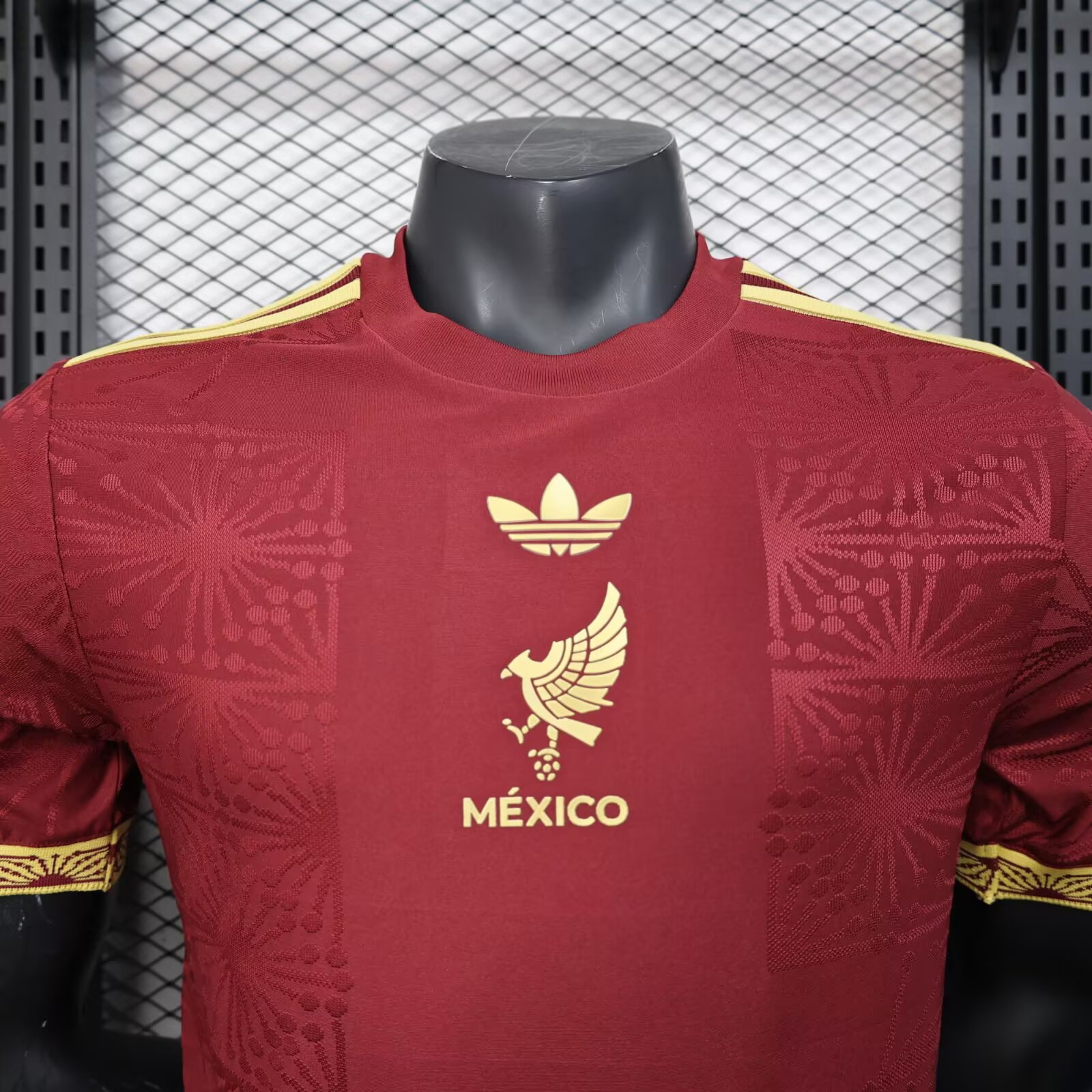 2025 Player Version Mexico Special Edition Gold Cup Red Football Shirt 1:1 Thai Quality