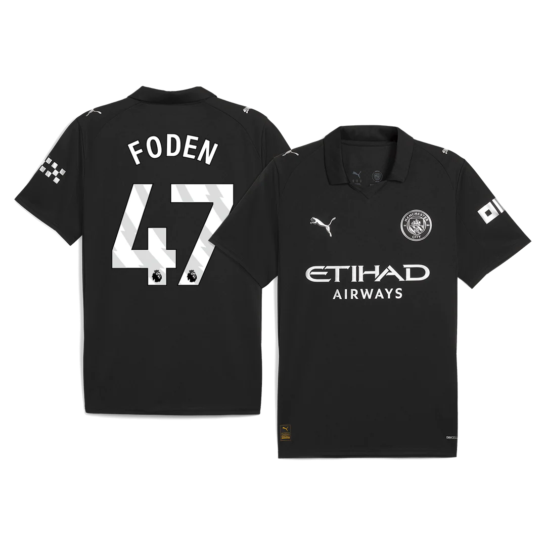 FODEN #47 Manchester City Away Soccer Jersey 2025/26