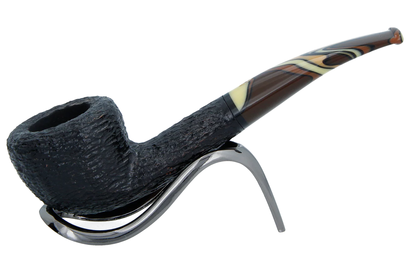 Savinelli Paloma Rustic Black 316 - 6mm Briar Pipe