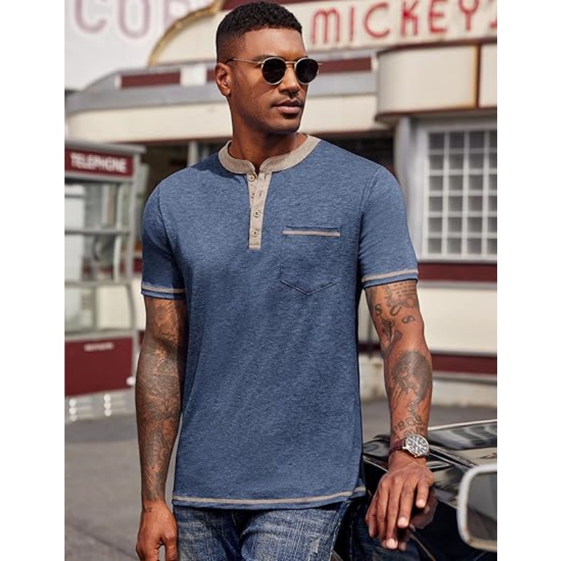 Mens Henley Shirts