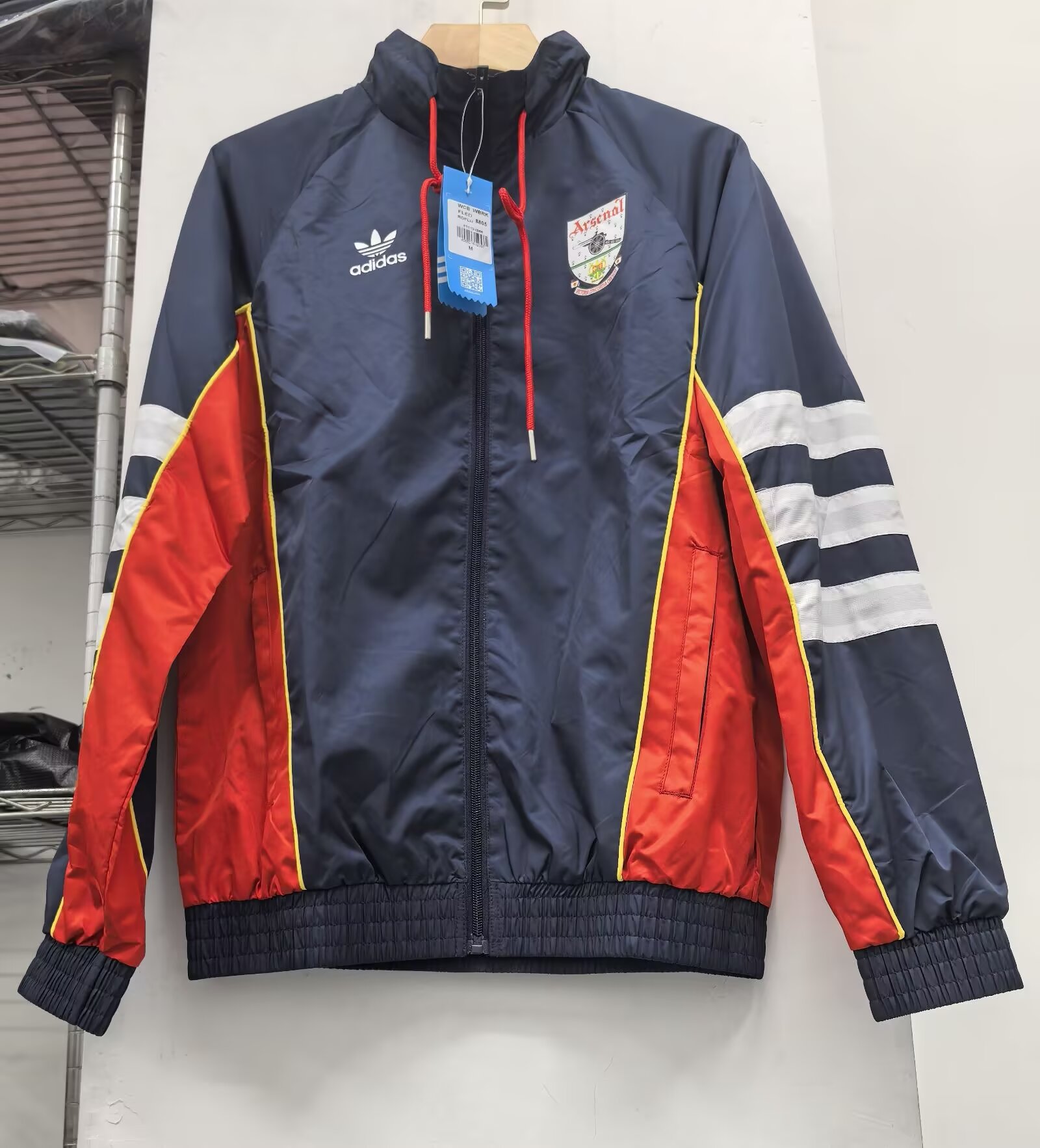 2024/2025 Arsenal Windbreaker Royal Blue-Red Soccer Jersey 1:1 Thai Quality