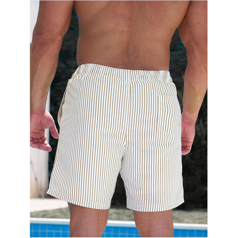 Men's Striped Beach Shorts