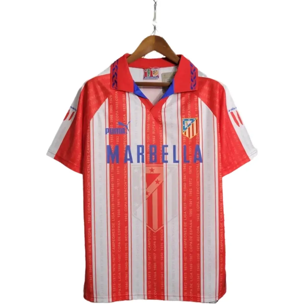 1995/1996 Atletico Madrid home retro jersey