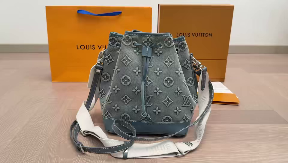 LV Denim Bucket Bag