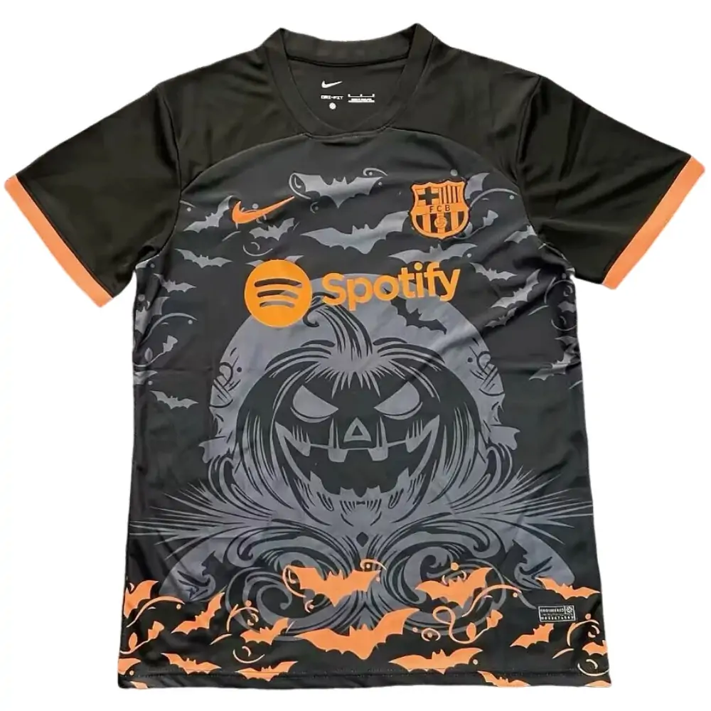 2025-26 Barcelona Special Edition Pumpkin Head Black - Jersey