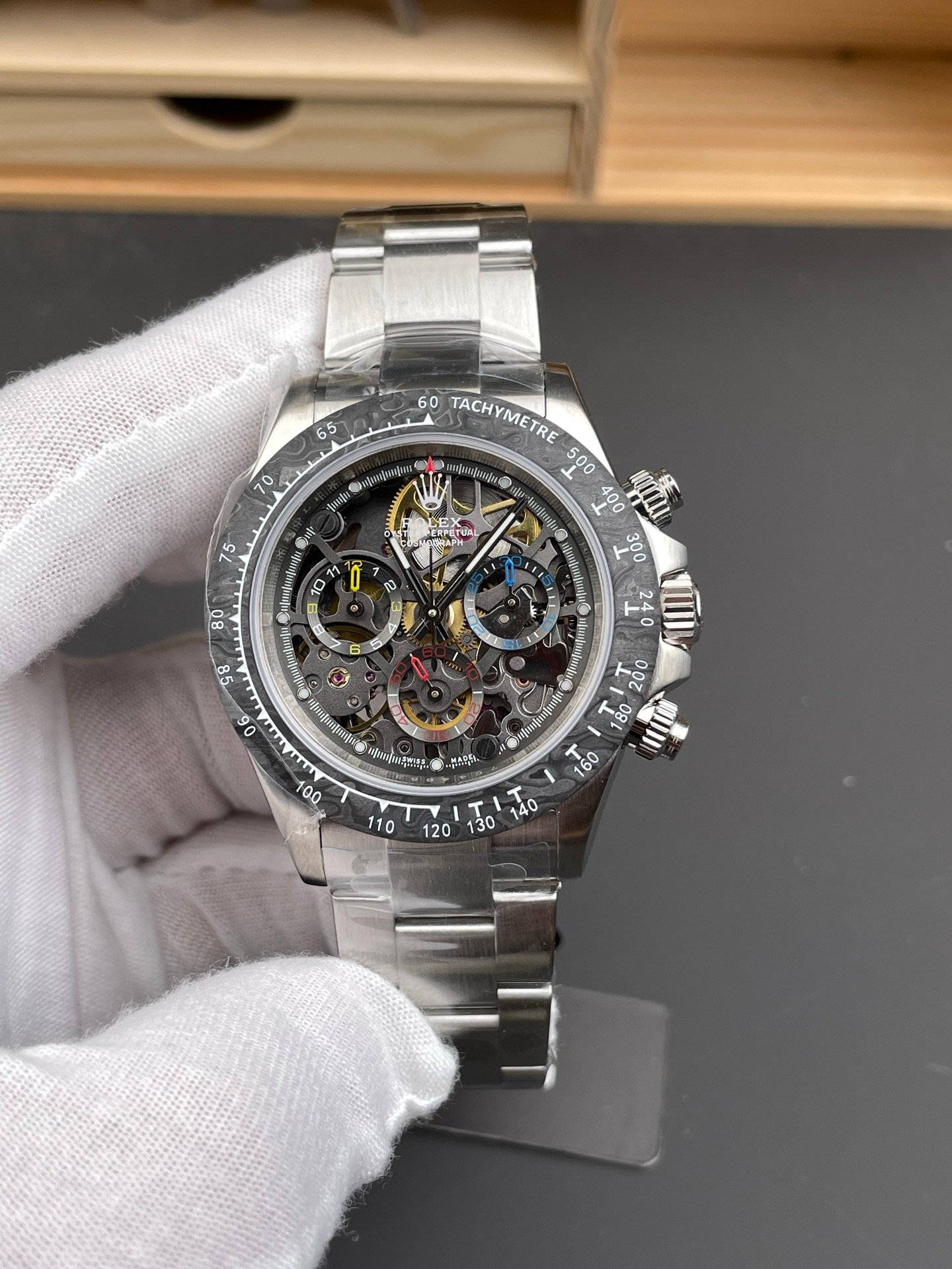 Rolex Daytona Skeleton Carbon