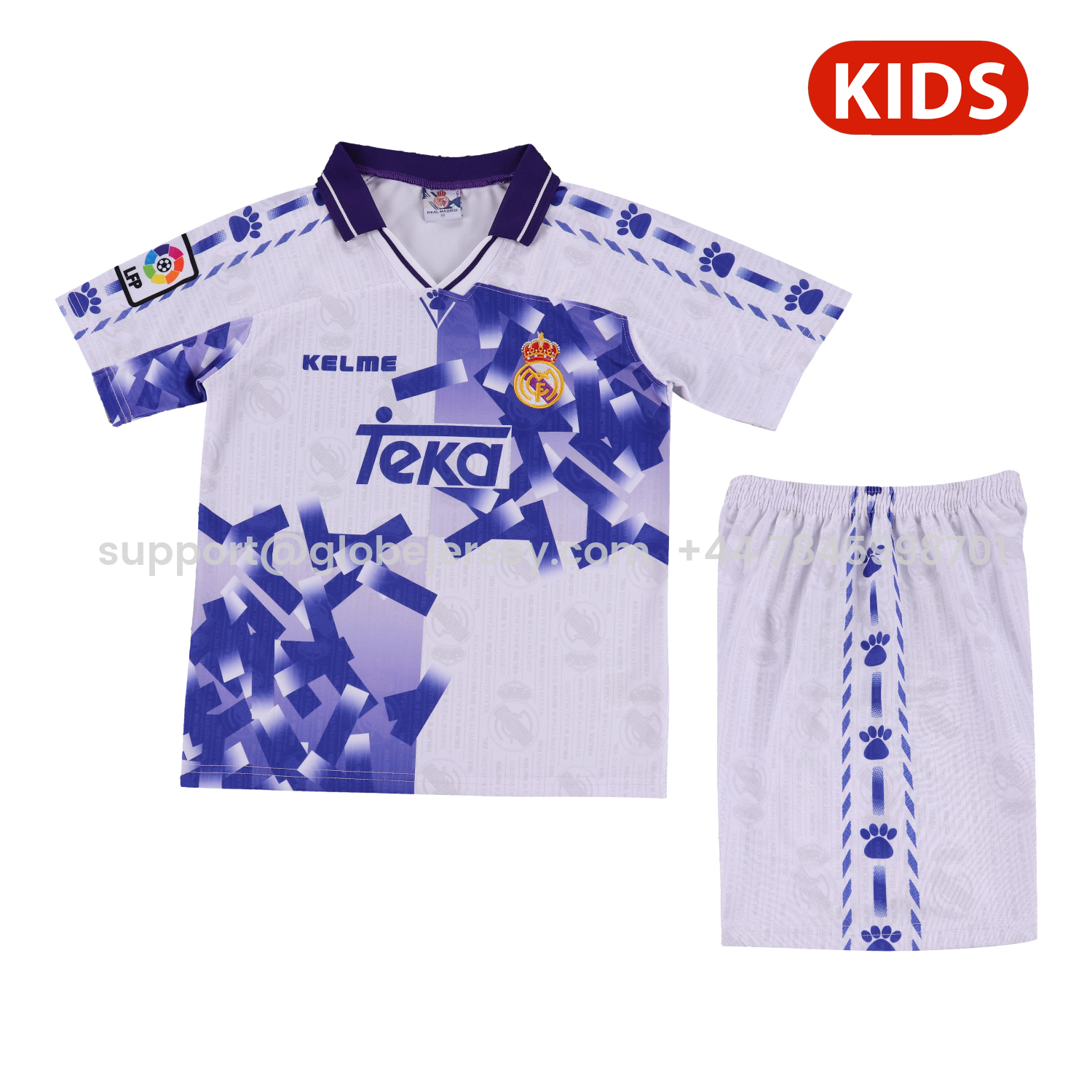 Retro Real Madrid 96-97 Third Kids Kit
