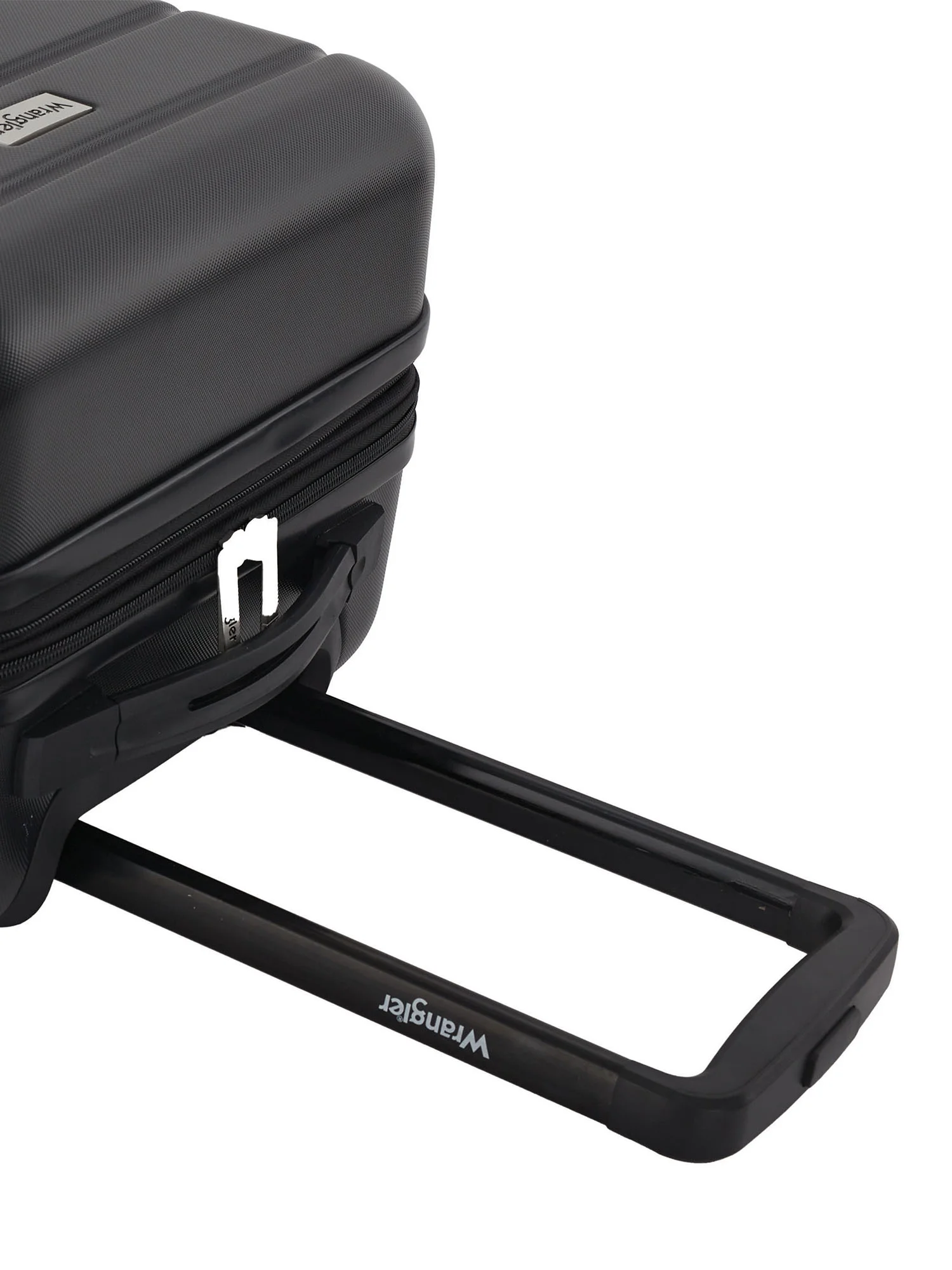 Wrangler 4-Piece 8-Wheel Expandable Hard Side Trunk-Style Luggage Set - Black