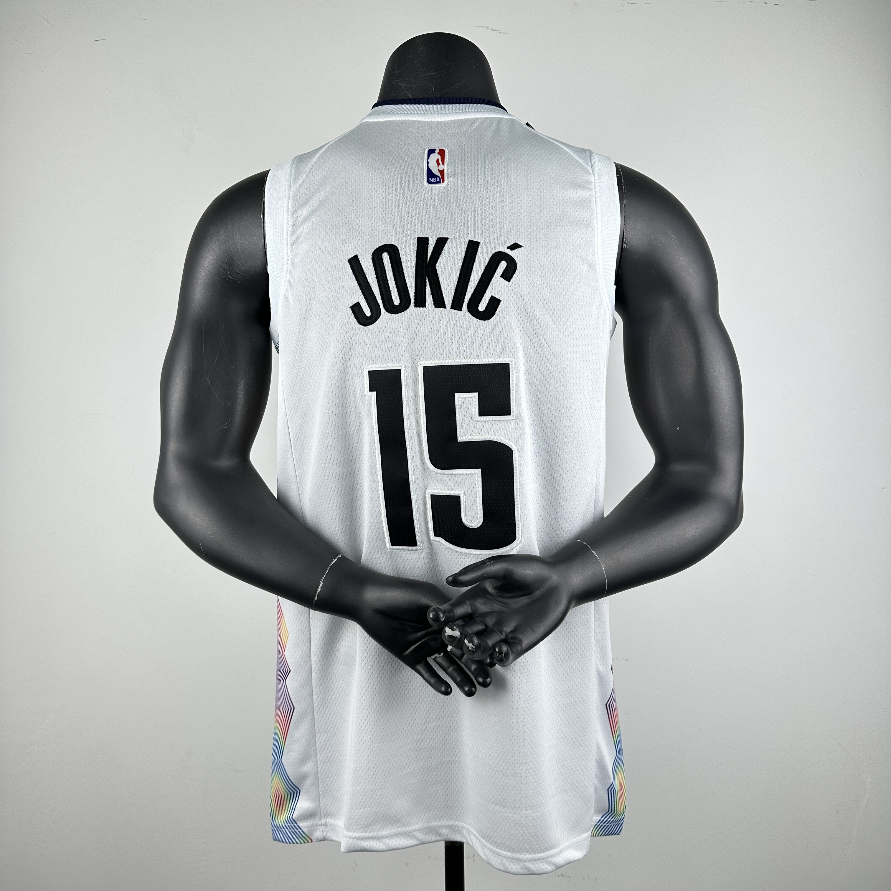 Embroidery 25th season Nuggets City Edition No. 15 Jokic