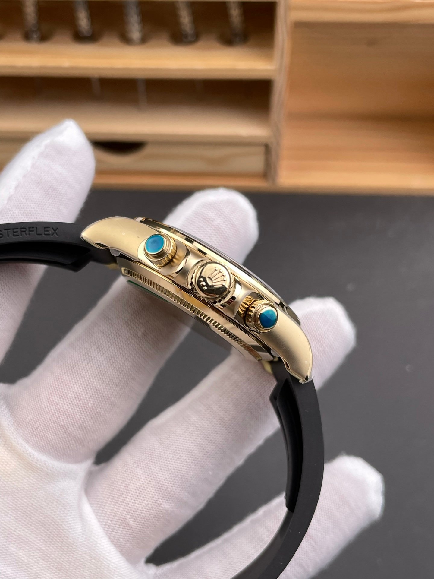 Rolex Daytona Black Vader Gold Rubber