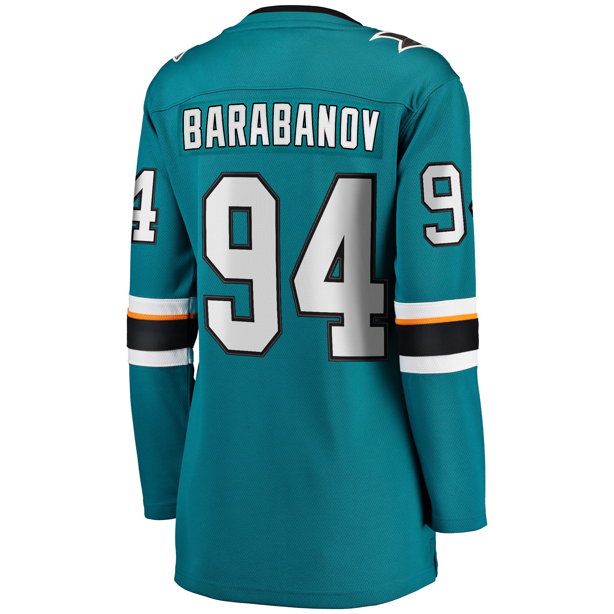 Alexander Barabanov San Jose Sharks Fanatics Women’s Home Breakaway   Jersey – Teal