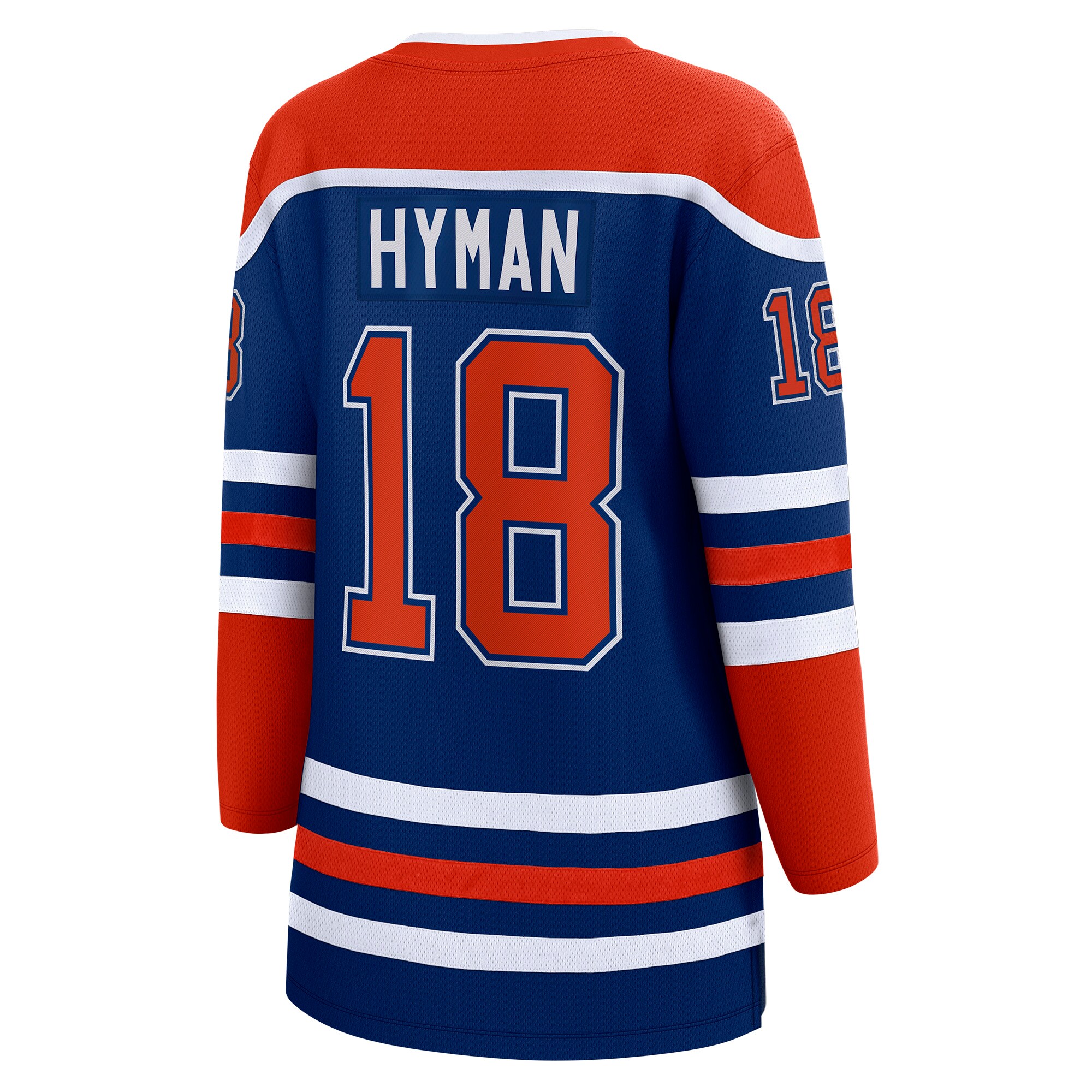 Zach Hyman Edmonton Oilers Fanatics Women’s Home Breakaway   Jersey – Royal