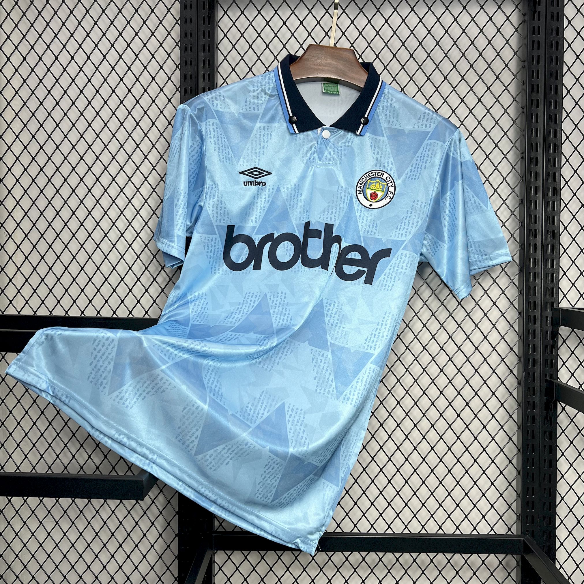 Retro Manchester City 1989-91 Home Jersey