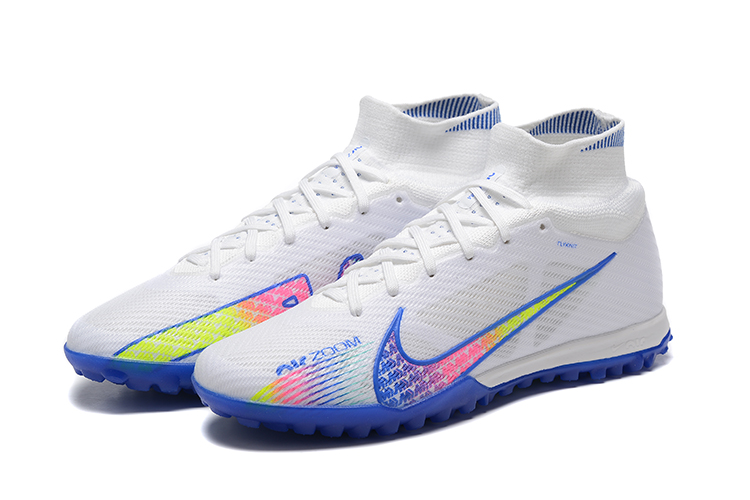 Assassin XV high-top fully knitted waterproof MD air cushion grass spike football shoes