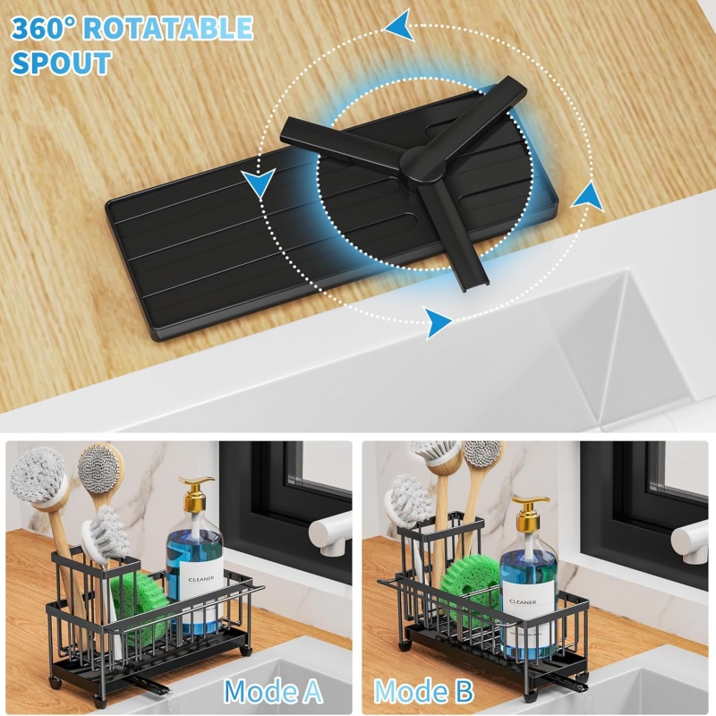 SINKLY Sponge Holder for Kitchen Sink