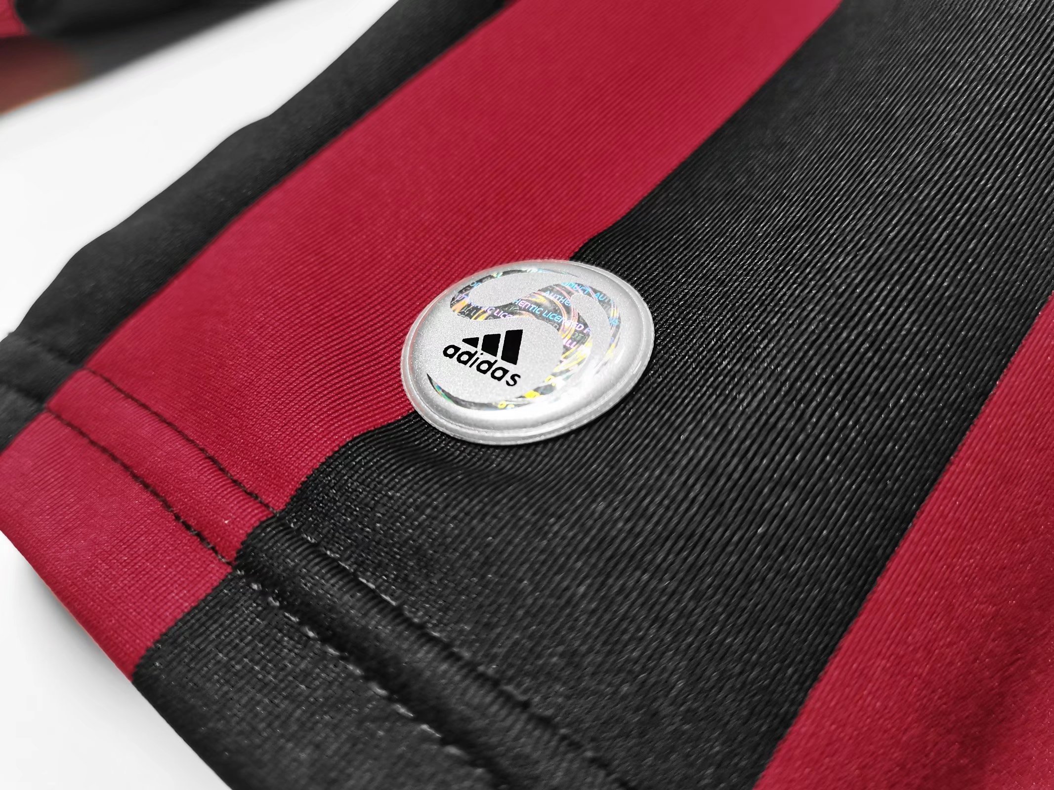 2009/10 Retro Long Sleeve AC Milan Home Football Jersey
