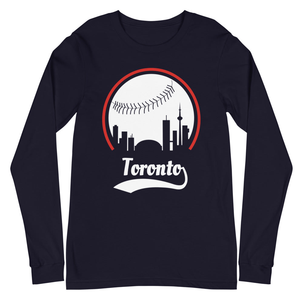 Unisex Toronto Blue Jays Baseball Long Sleeve Tee Shirt
