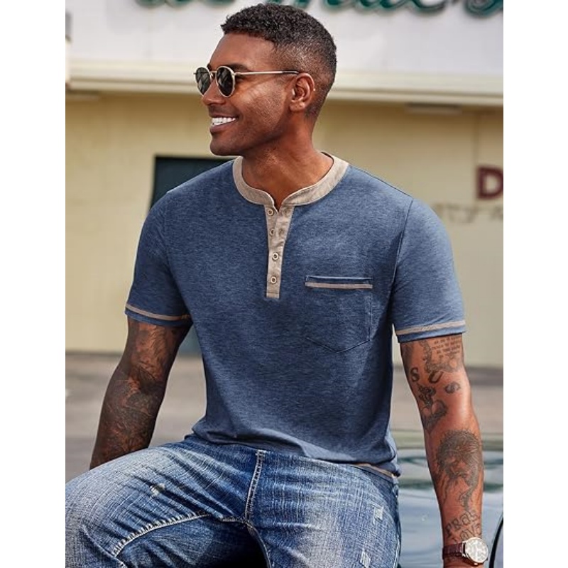 Mens Henley Shirts