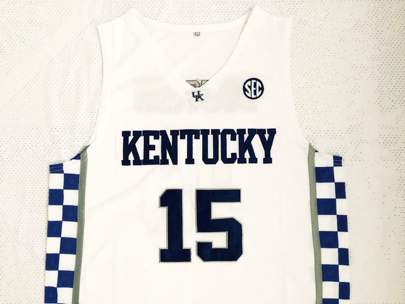 NCAA University of Kentucky No. 15 Cousins white jersey