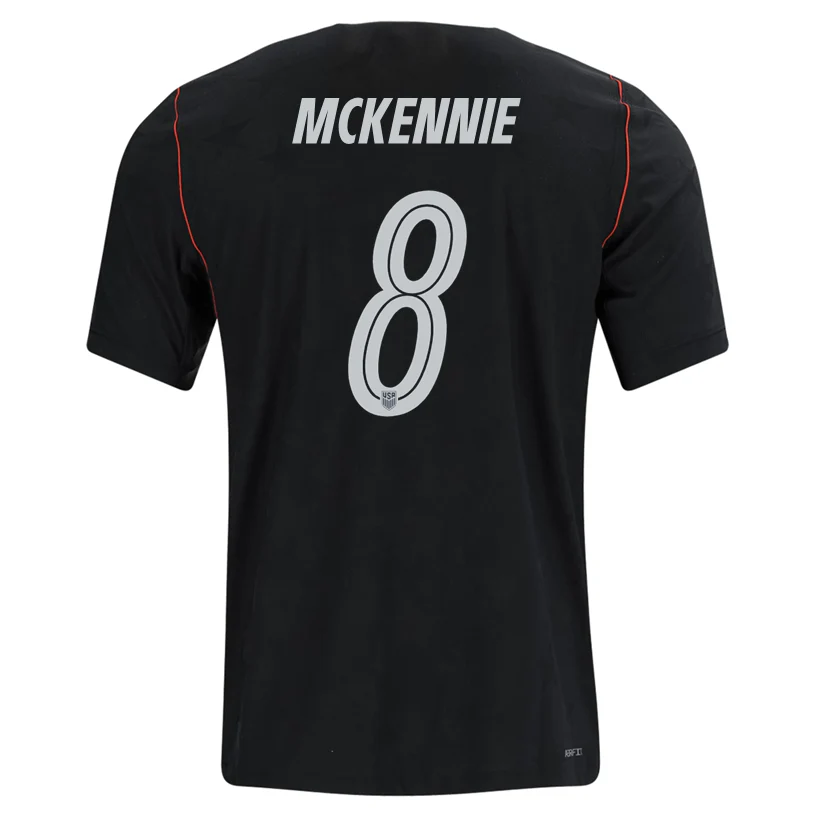 Nike Mens Mckennie United States Away Stadium Jersey 2026 (Dark Obsidian/Pure Platinum)