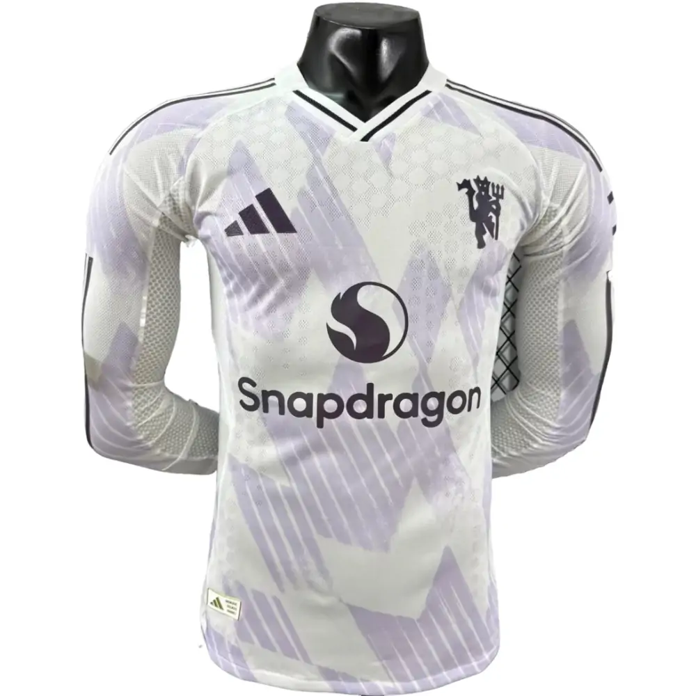 2025-26 Manchester United Away Long Sleeve Shirt - Player Edition