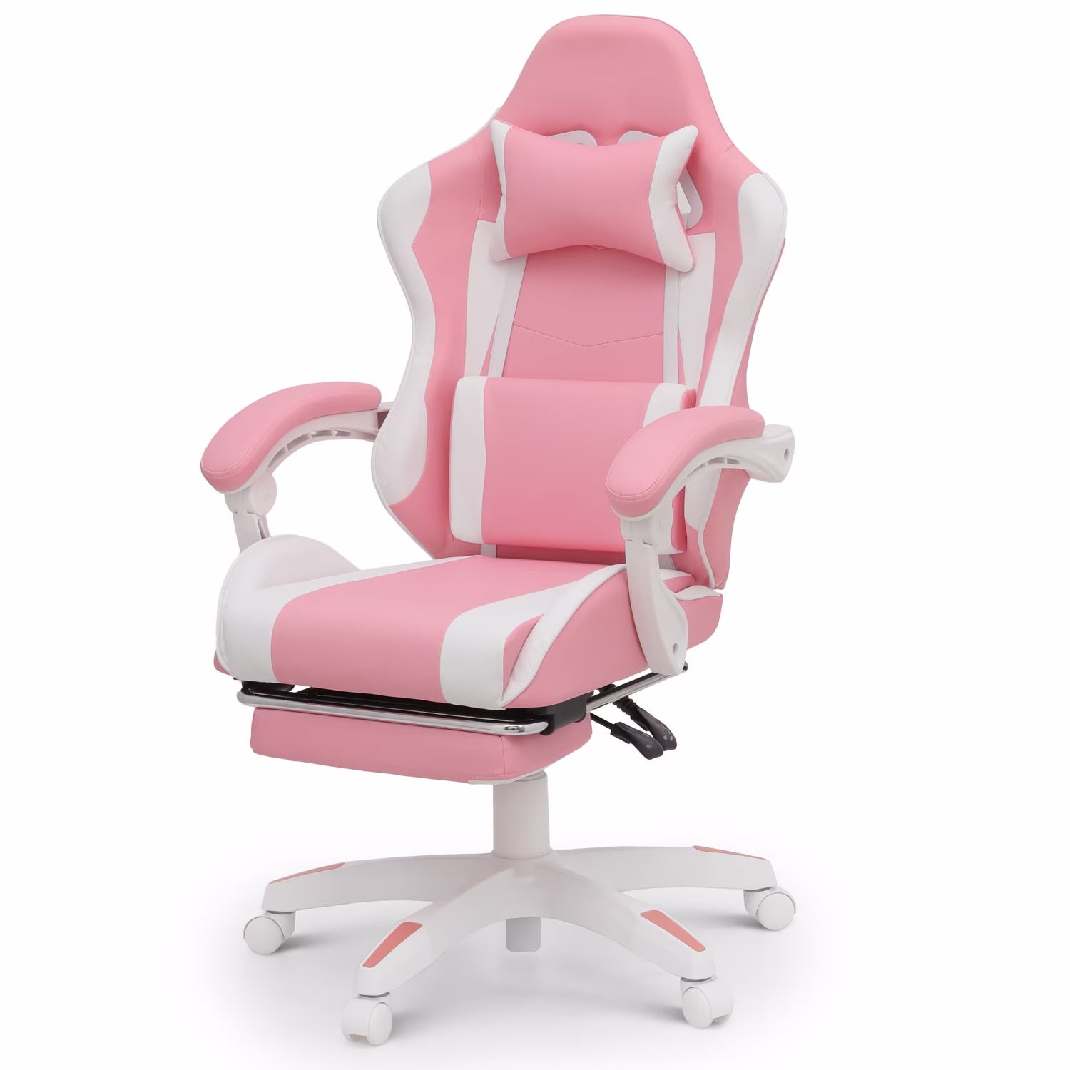 Magshion Adjustable Gaming Chair, Ergonomic PC Computer Seat with Headrest and Lumbar Support for Adults Teens Desk Chair, Black