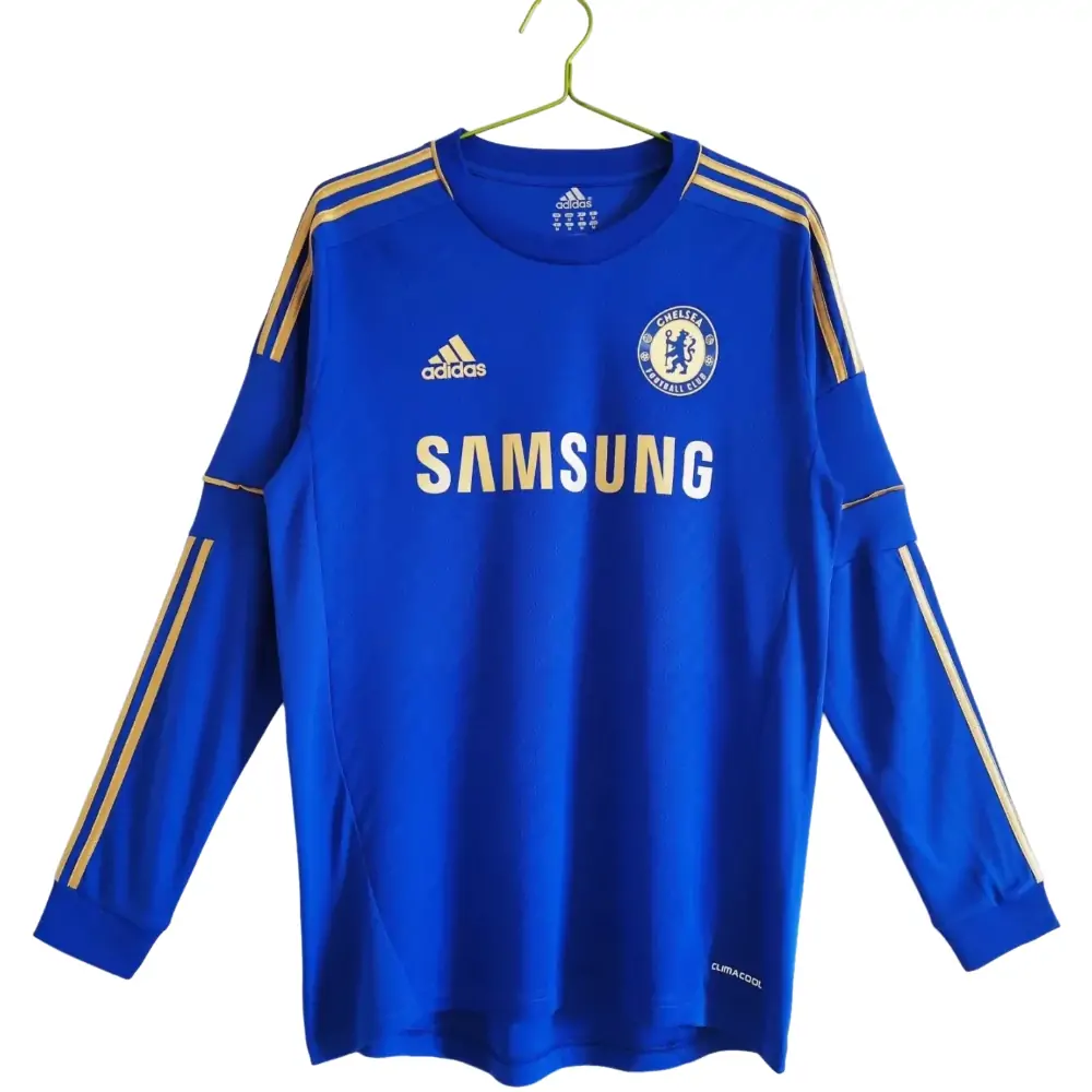 2012/2013 Chelsea home long-sleeved retro jersey 1:1 Thai quality - Fans Edition