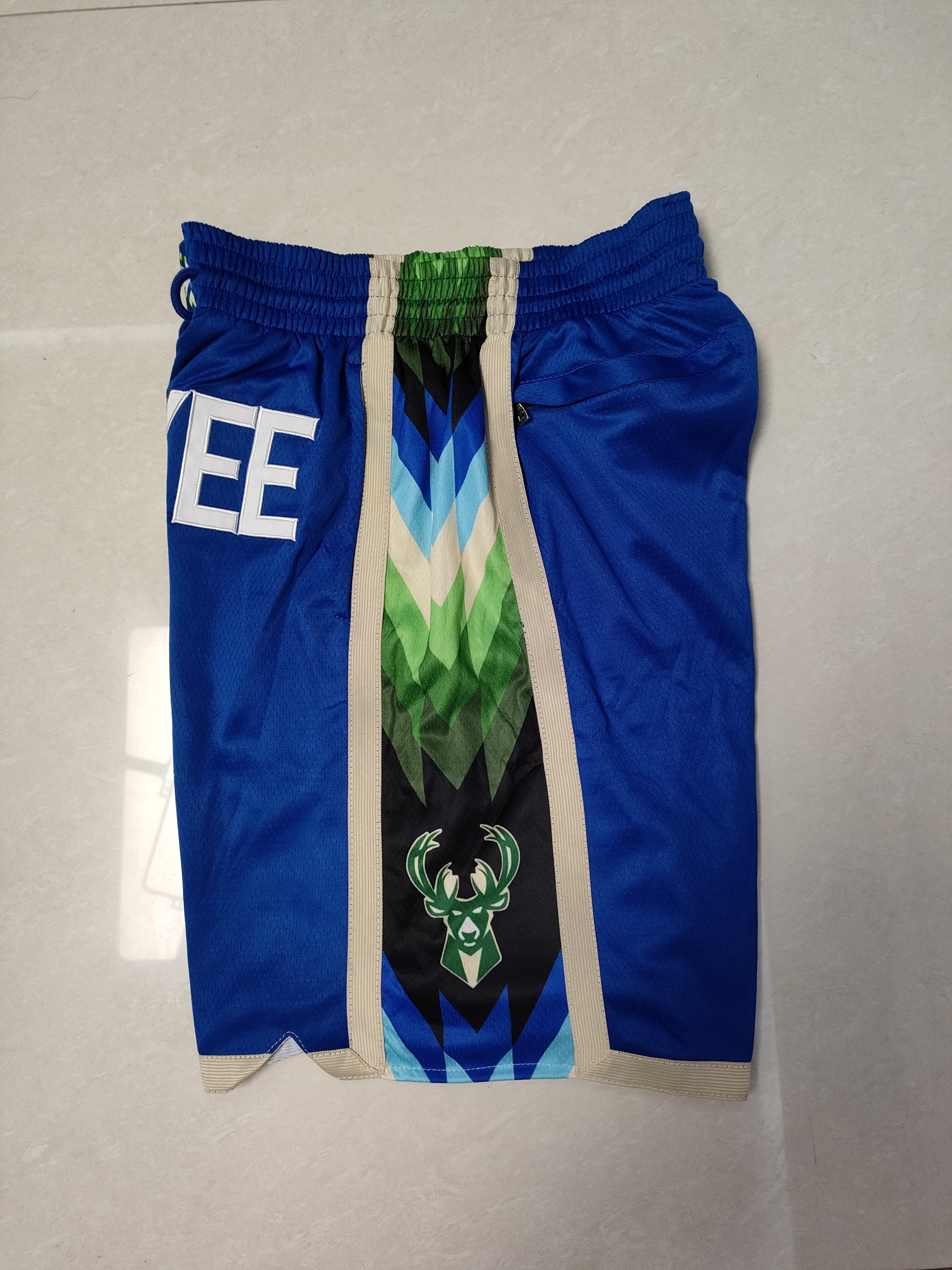 Milwaukee Bucks Blue City Edition Pocket Pants