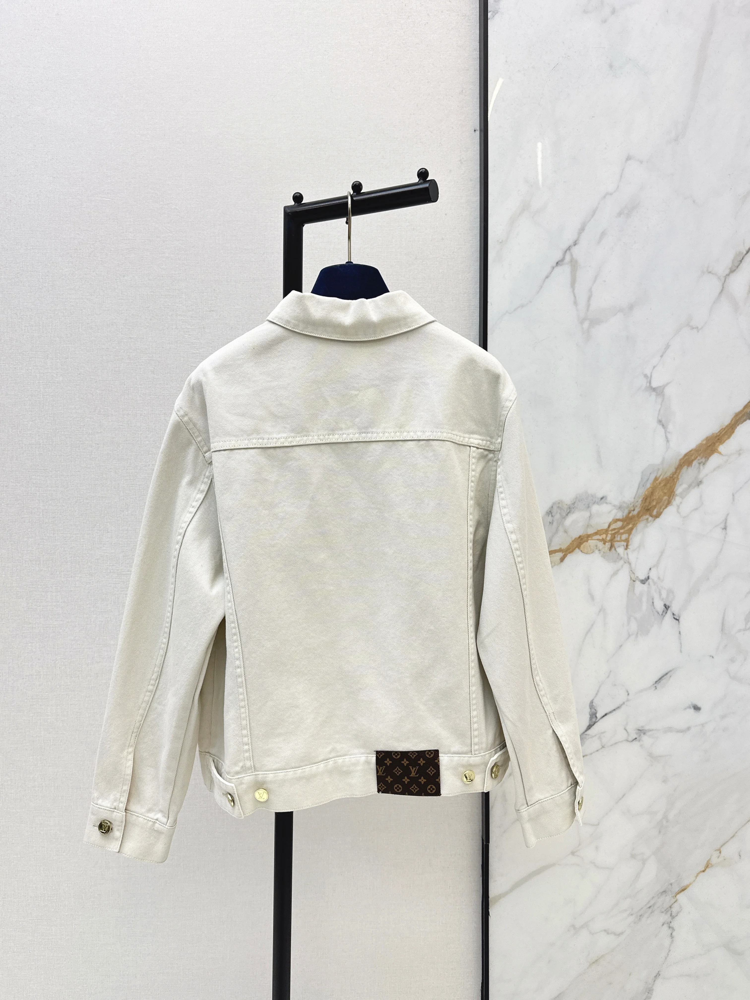 26SS Embroidered Denim Jacket