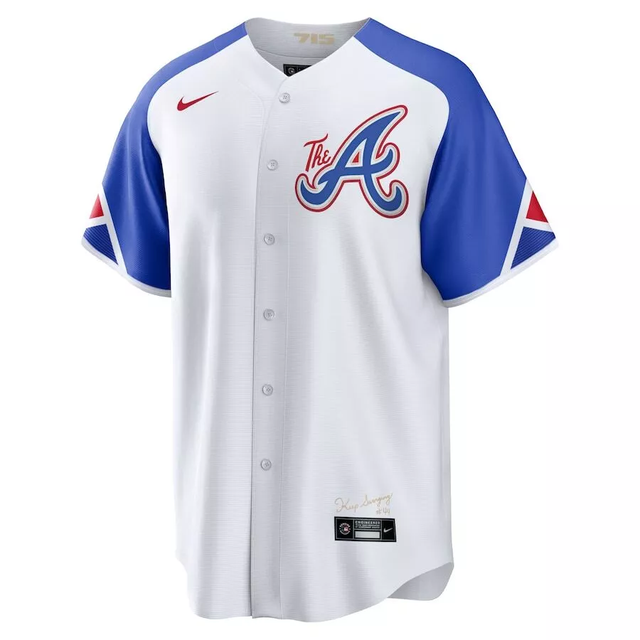 Atlanta Braves Ronald Acuña Jr White 2023 City Connect MLB Jersey