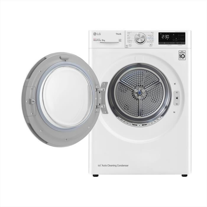 LG - Asciugatrice RH80V9AVHN 8Kg Classe C-Bianco