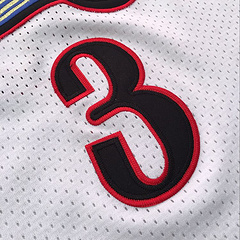 Allen Iverson Philadelphia 76ers 3 White MN