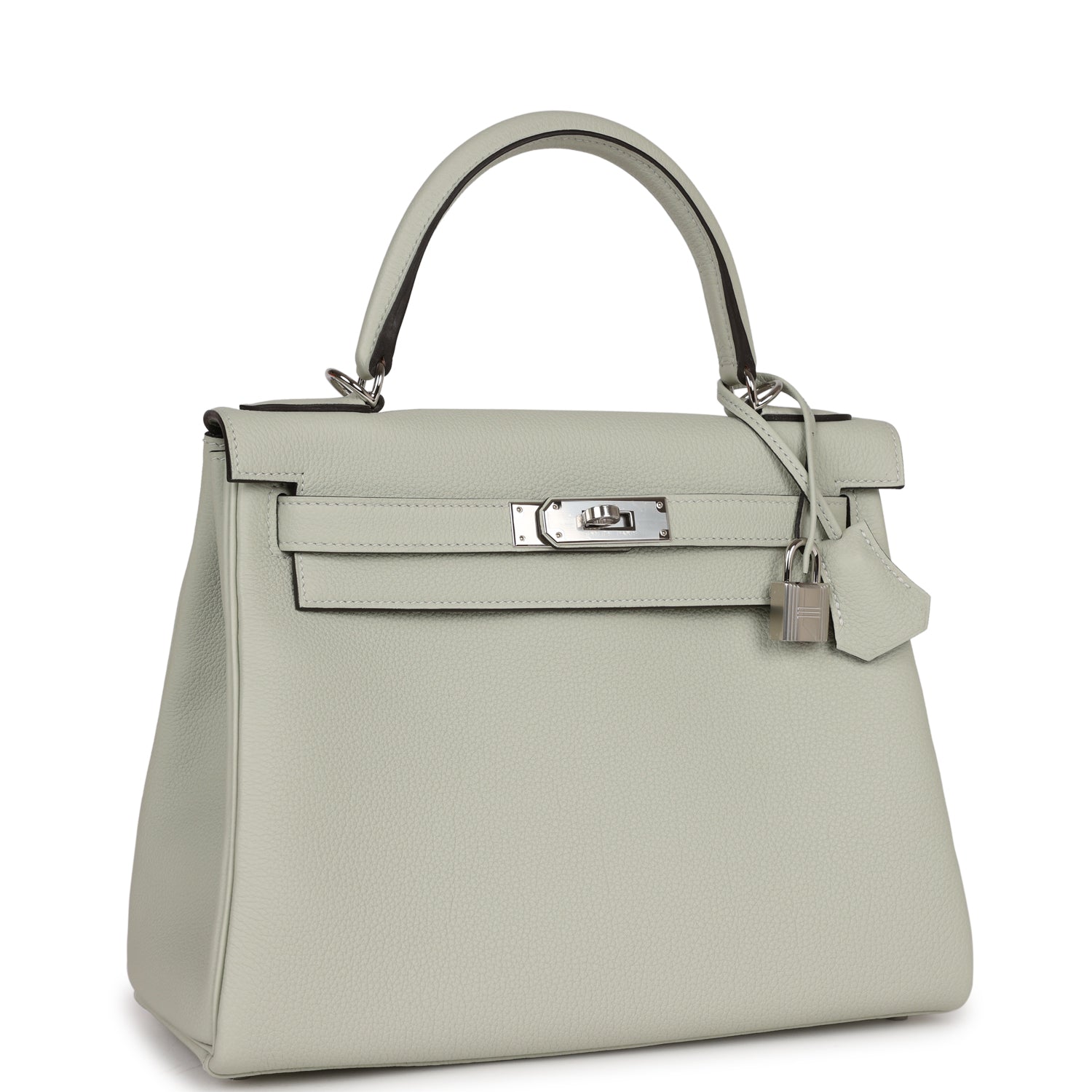 Kelly Retourne 28 Gris Neve Togo Palladium Hardware