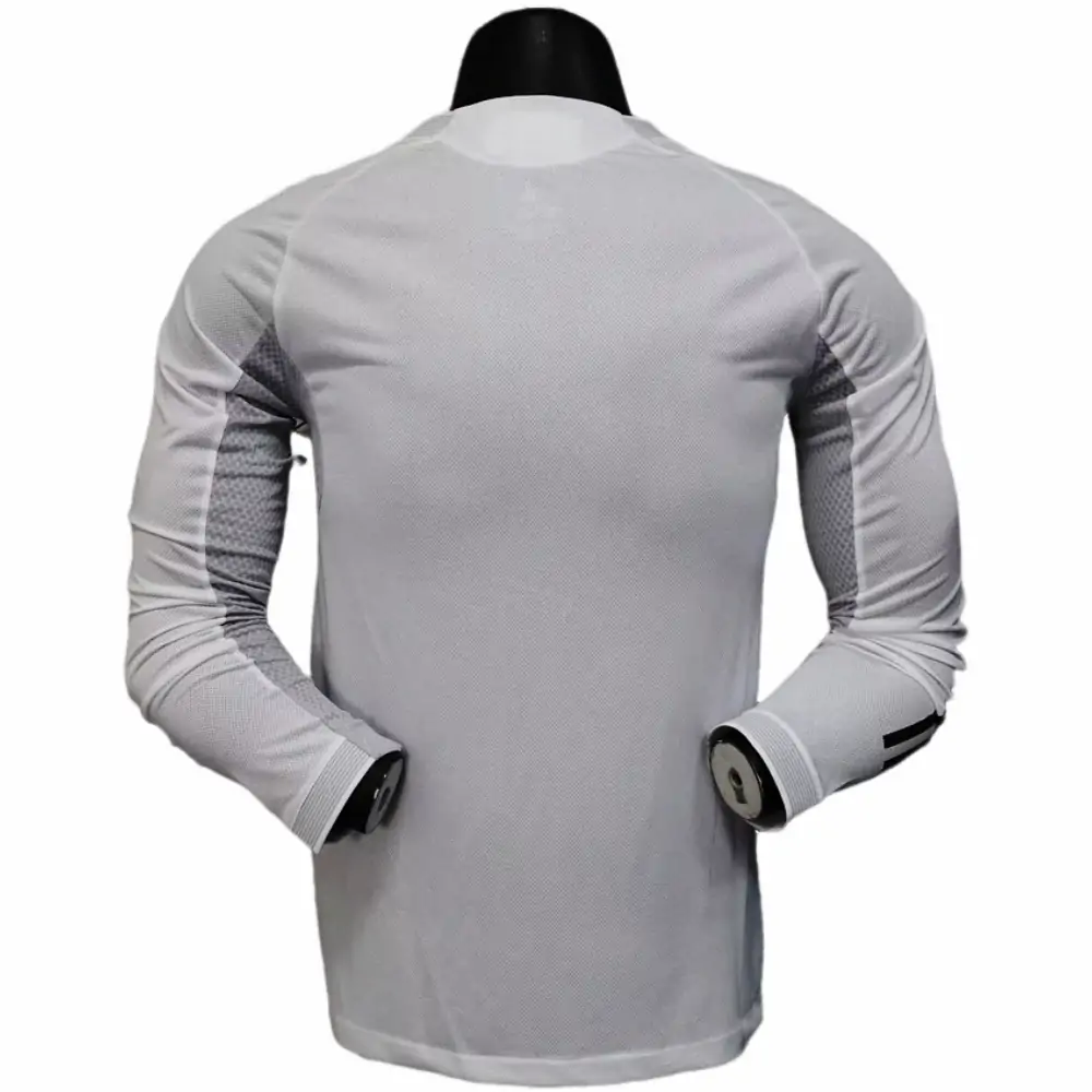 2025-26 New Season Real Madrid Home Long Sleeve Jersey - Player Edition