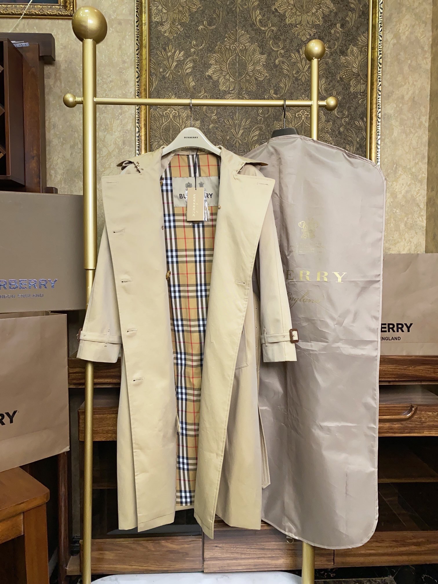 Waterloo Long Trench Coat