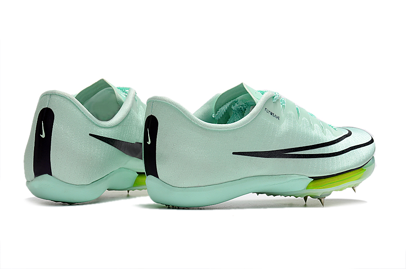 Knitted air cushion maxfly mint green color matching men's and women's sprint spikes Su Bingtian 9''83 Asian record